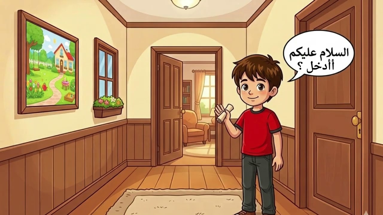 اداب الاستئذان بواسطة كانفا