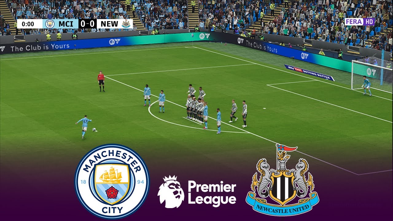 MANCHESTER CITY vs NEWCASTLE Live | Premier League 2026 | 21/02/2026 | Simulation PES 2021 Gameplay