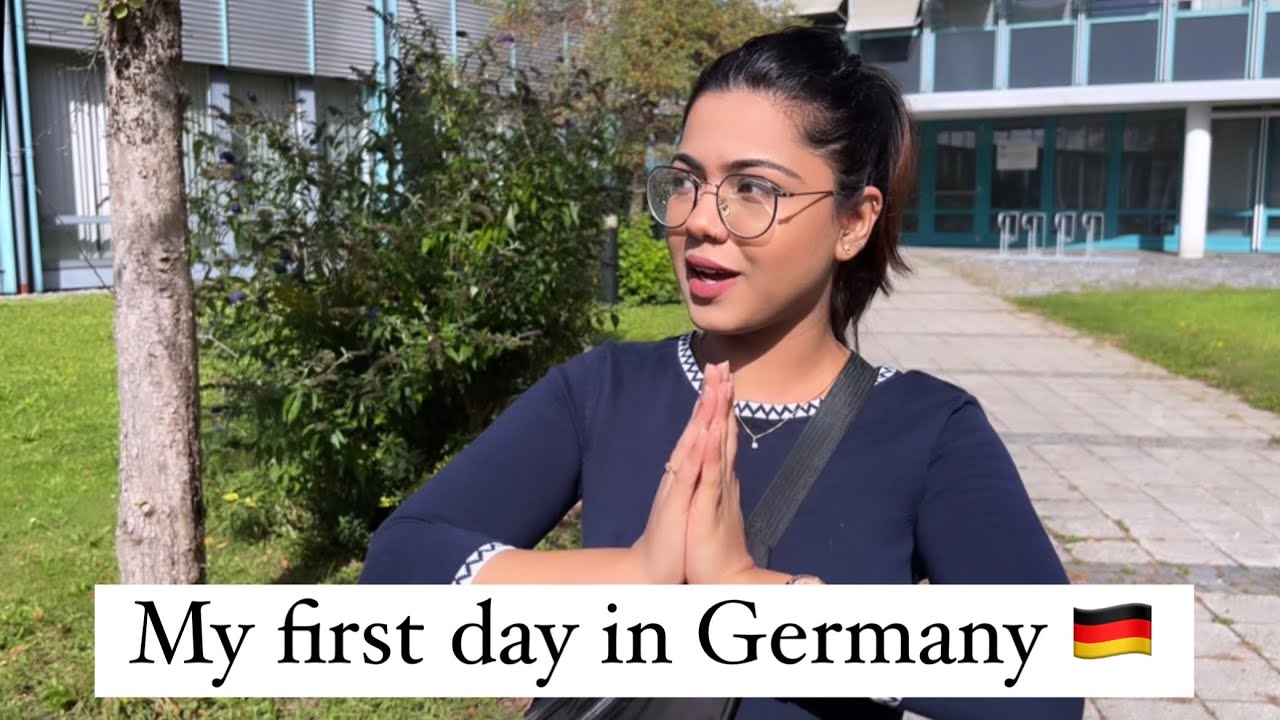 Day 1 in Germany | Masters in Deutschland 🇩🇪 | Rosenheim city