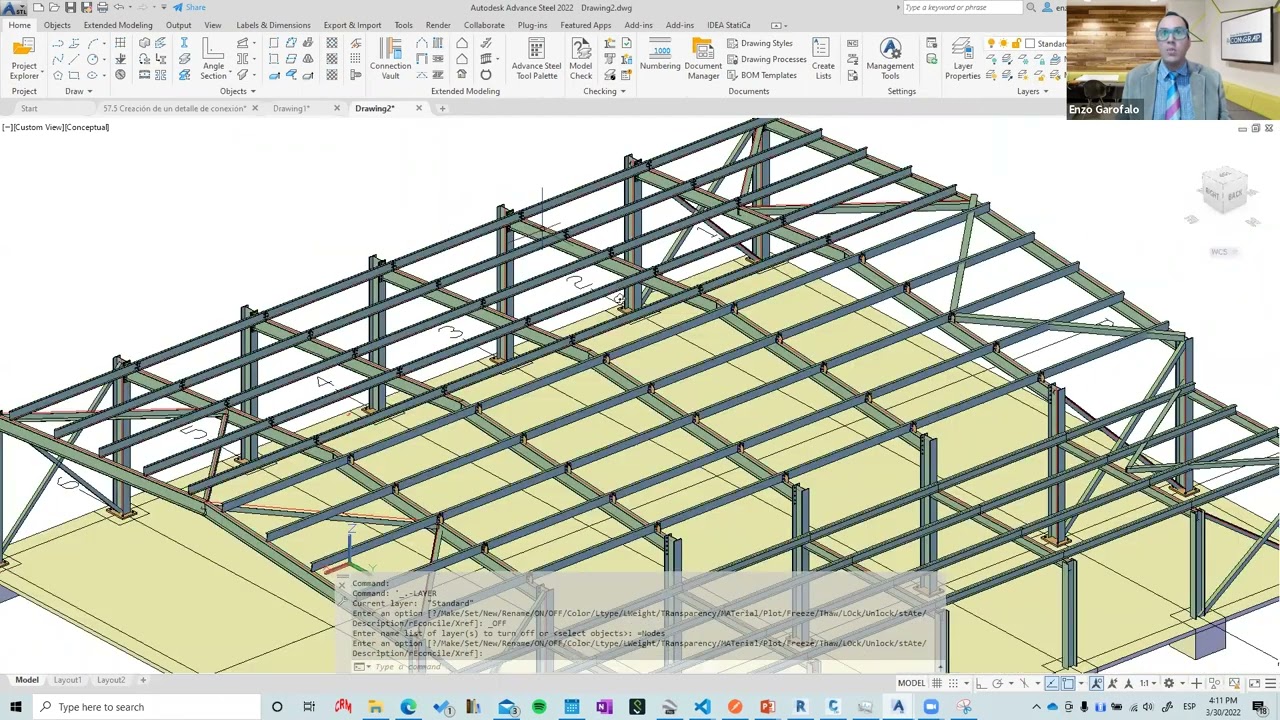 Webinar Autodesk | Diseño y detallado de estructuras de acero con Advance Steel
