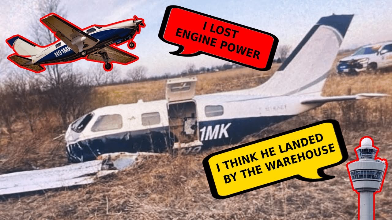 Piper Malibu Engine Failure – Crash Landing Near Sioux City #atc