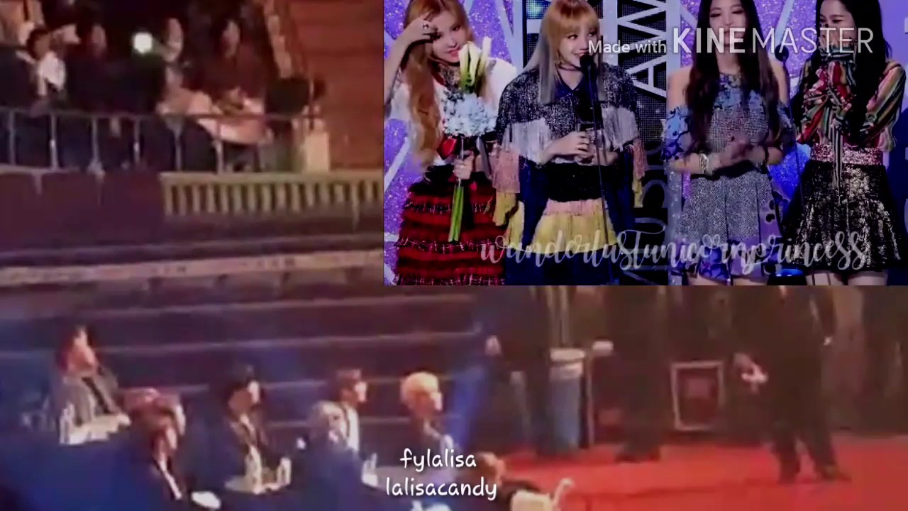 BTS V and Blackpink Lisa Moment ( Gaon Chart )