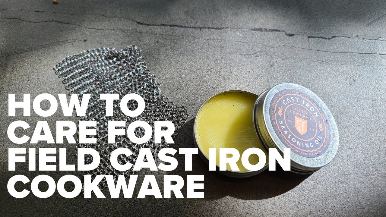 FIELD CAST IRON PANS - POST SEASONING USING THE FIELD TOOLS