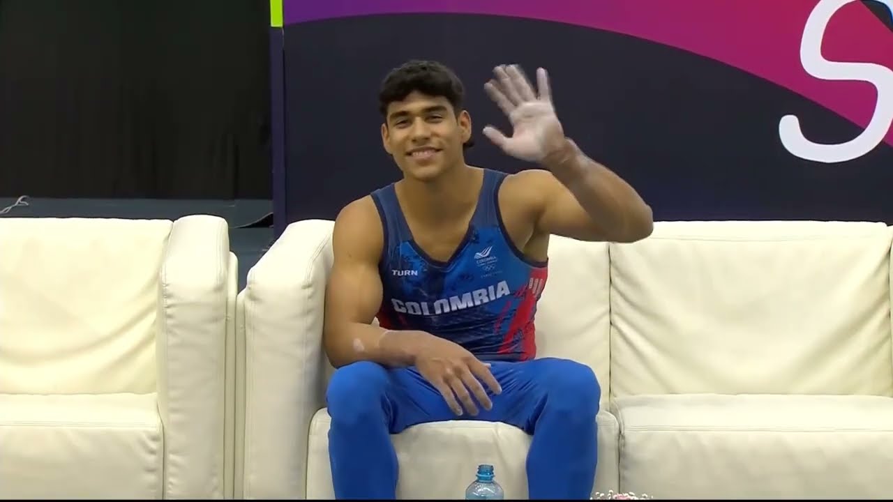 Angel Barajas (COL) [HB 14.400🥉] 2026 Baku World Cup_MAG Horizontal Bar Final