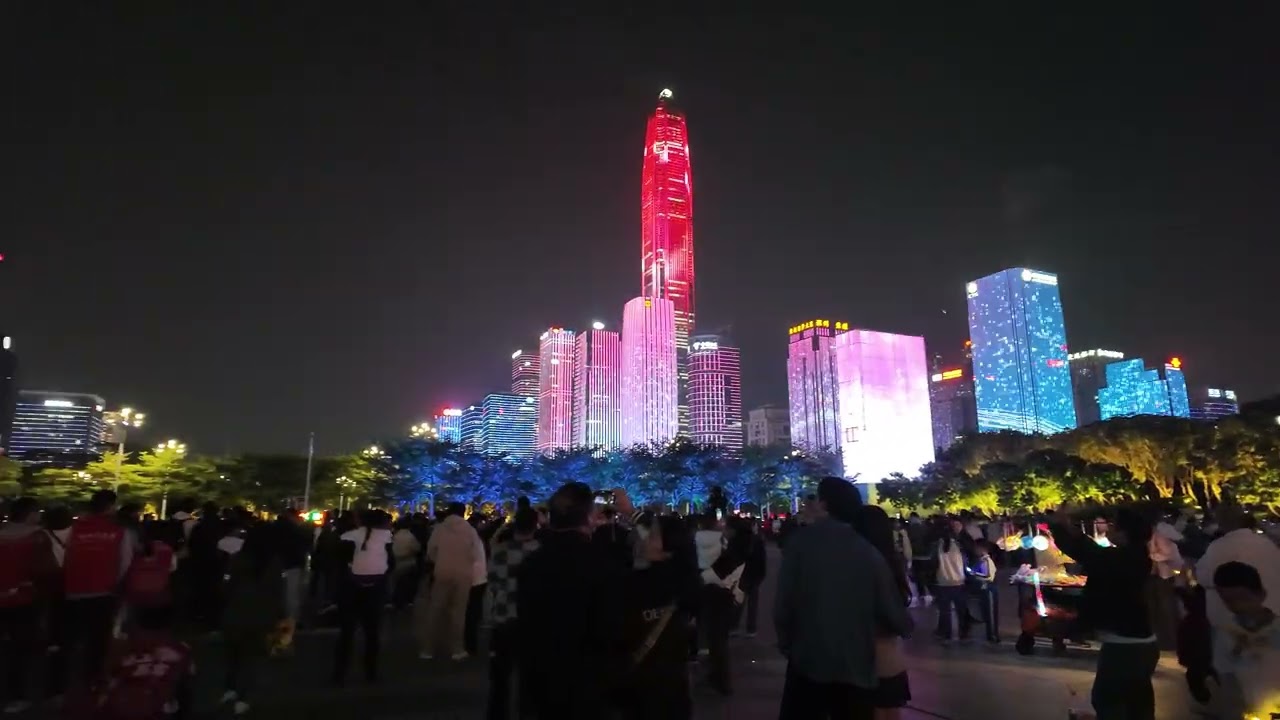 Shenzhen Light Show NYE 2025