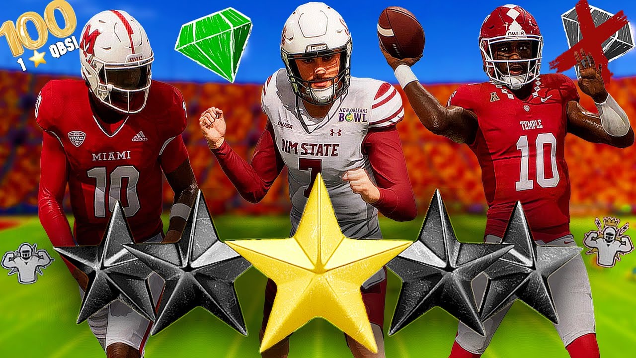 I Followed the Careers of ONE HUNDRED 1 Star QBs in College Football 26 Dynasty Mode!