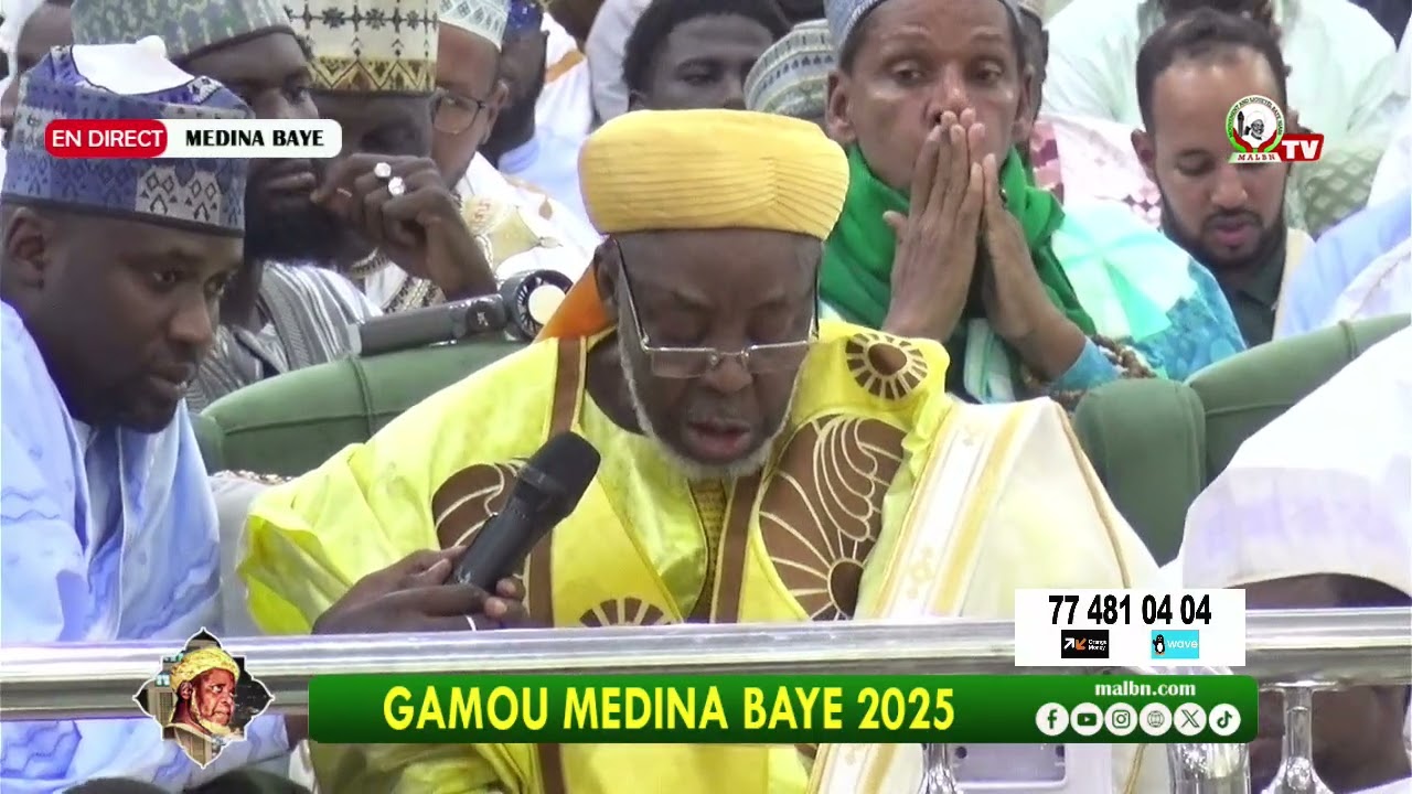 Gamou Médina Baye 2025: Récitation du Burd avec Cheikh Mouhamadoul Macky Niass 