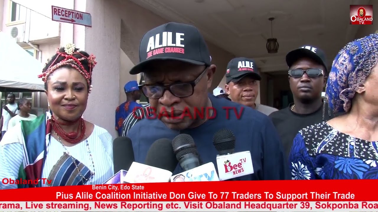 PIUS ALILE COALITION INITIATIVE (PACI) DON  GIVE CASH  TO 77 TRADERS  TO SUPPORT THEIR TRADE 