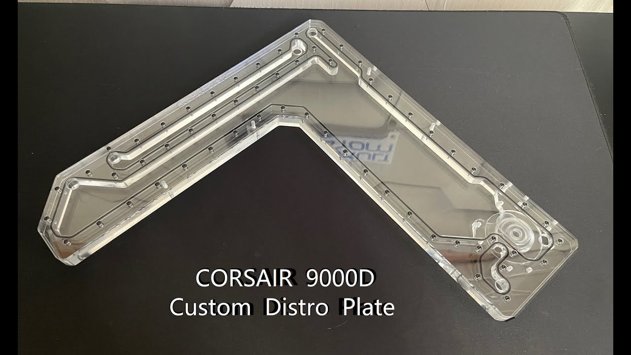 Custom Corsair 9000D Distro Plate