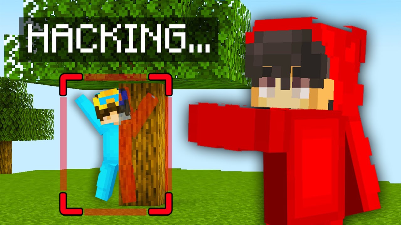 Использование ХАКОВ для обмана в прятках Minecraft!