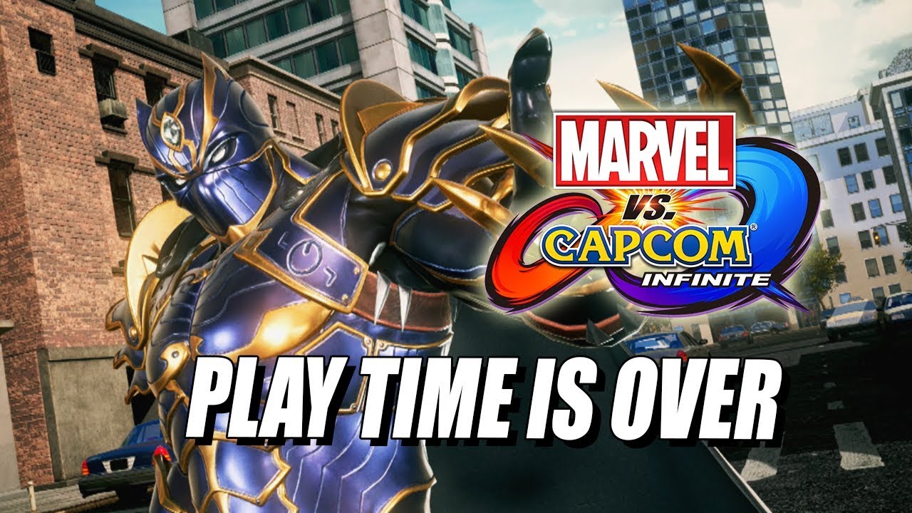 PLAY TIME IS OVER - Black Panther/Strider: Marvel Vs. Capcom Infinite (Online Matches)