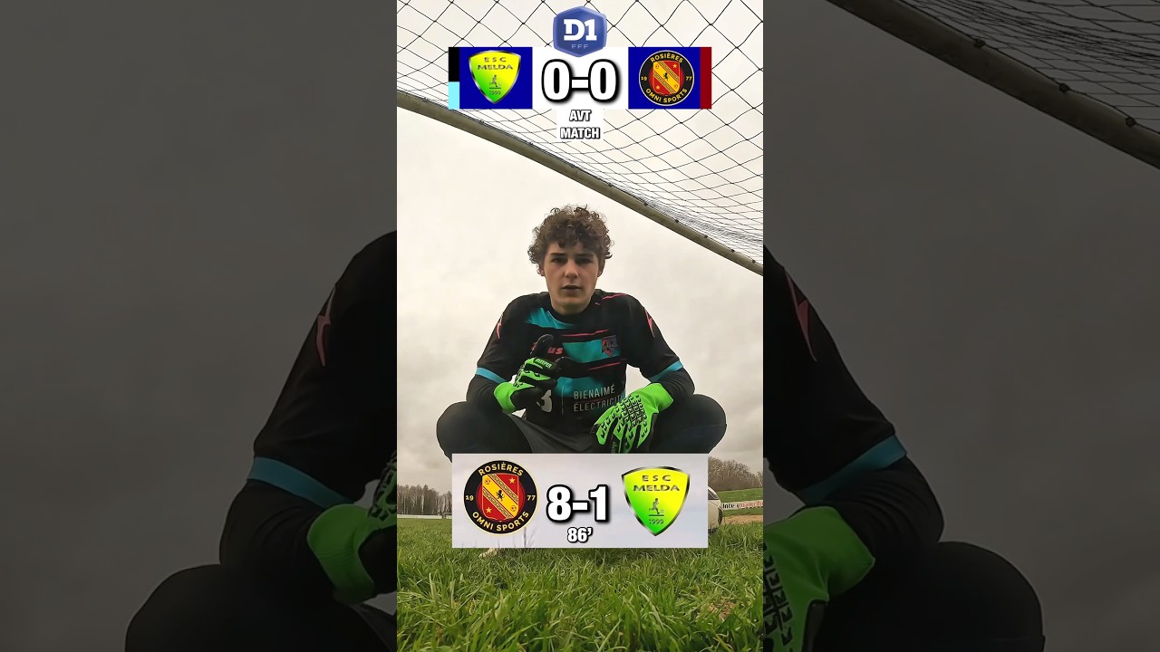 Match Solide de ma part 💪🏼🧤Malgr&eacute; la d&eacute;faite&hellip;❌😔 #gk#gardieng#gardiendebutf#football #gardien