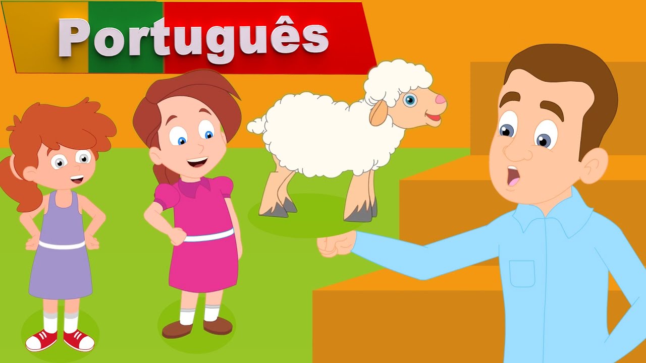 Mary tinha um cordeirinho | Mary Had a Little Lamb| rima infantil em português