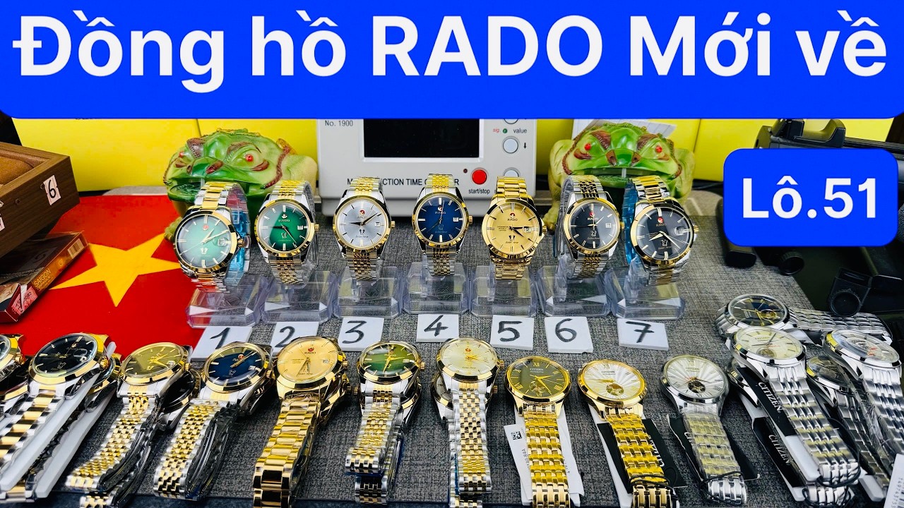 7 mẫu đồng hồ vơ RADO Máy CITIZEN Cực bề MẪU MỚI 2026 Lầu đầu tiên