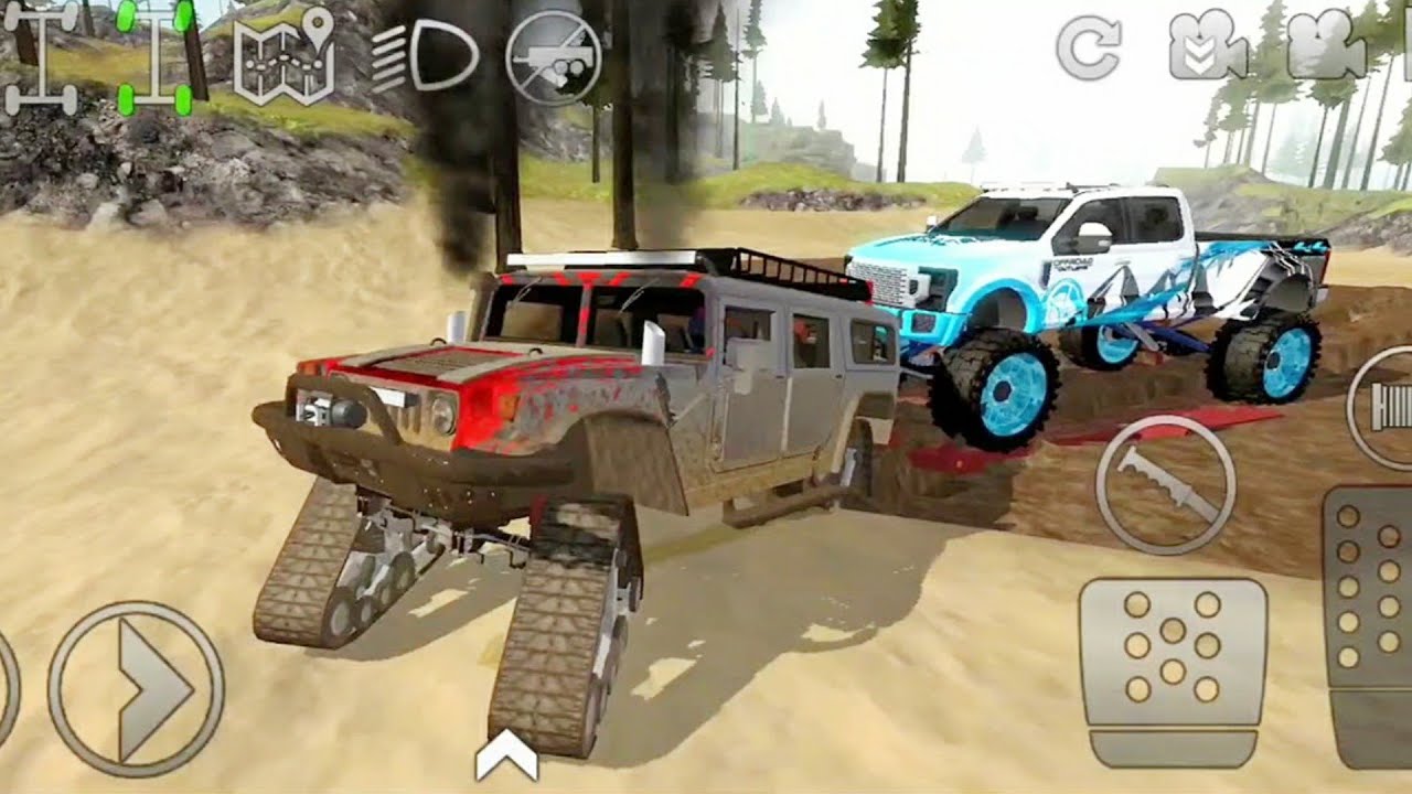 KSGameplays Hummer Tank Track Tires Pulls Pickup - Offroad Outlaws - Android Gameplay HD