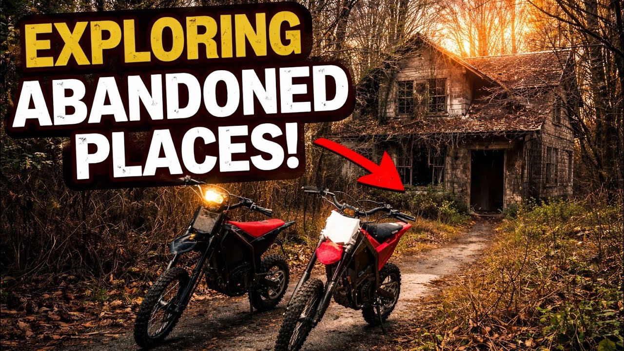 Exploring abandoned places in my neighborhood (CRAZY,WHEELIES,CRASHES,SAW)