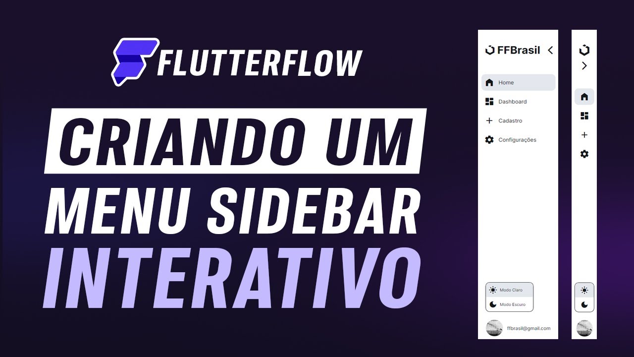 Como criar um menu sidebar interativo para seu webapp com Flutterflow
