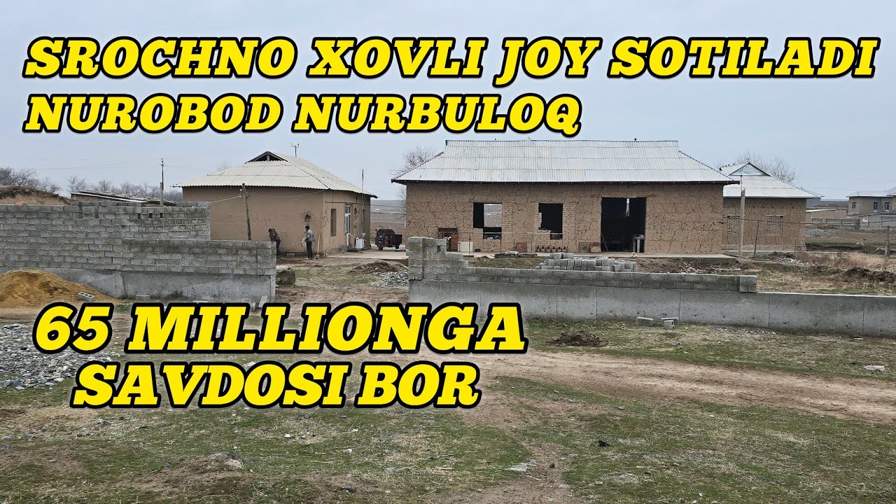 XOVLI JOY SOTILADI PUL ZARIL KELISHAMIZ 