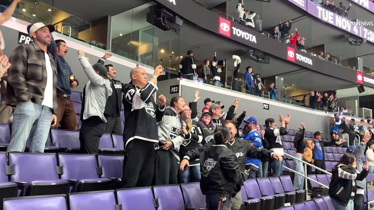 Dodgers Fans Celebrate World Series Win From Inside Crypto.com Arena in Downtown Los Angeles Part 2