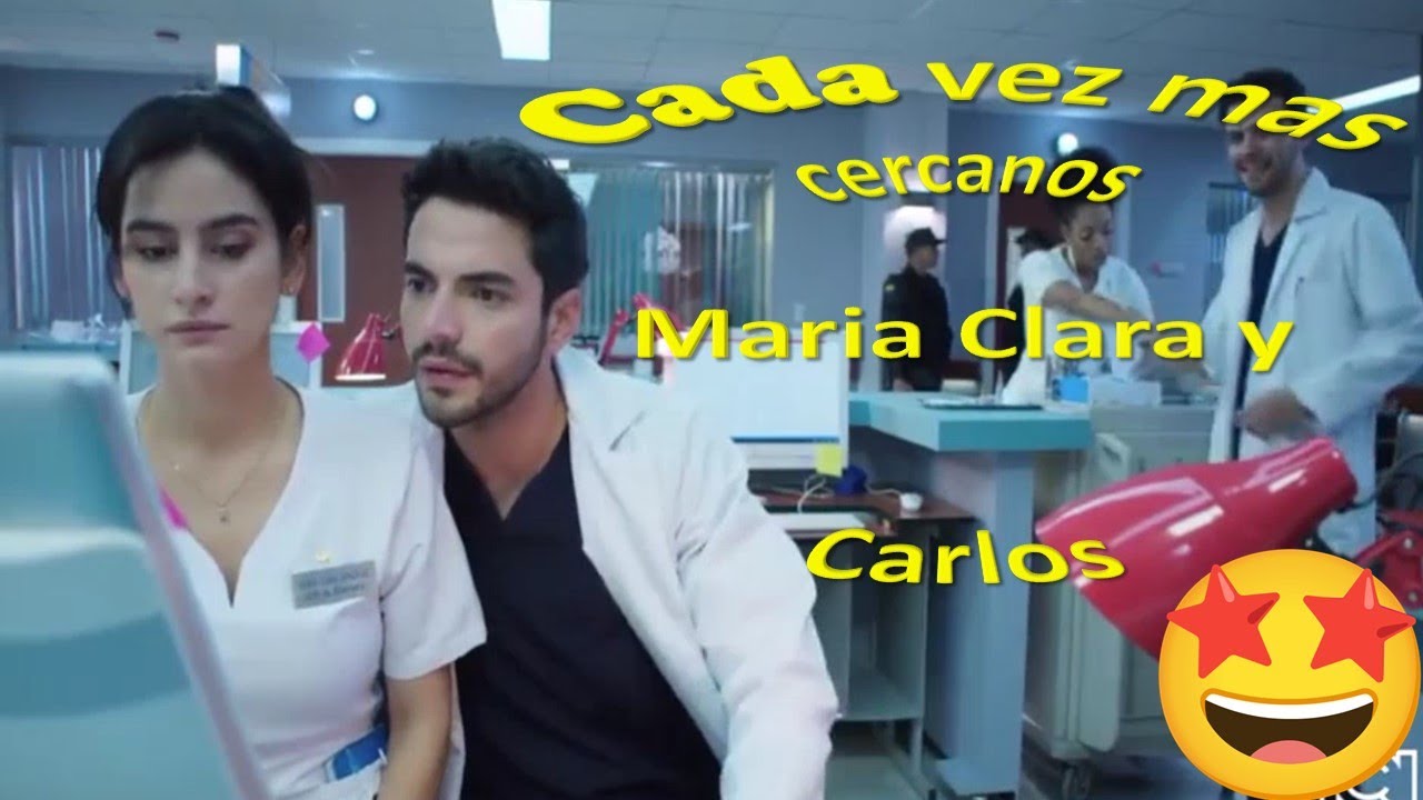 Carlos pendiente y  queriendo cuidar a María Clara😘