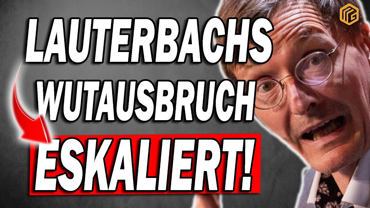 Karl LAUTERBACH EKLAT wird LIVE &uuml;bertragen