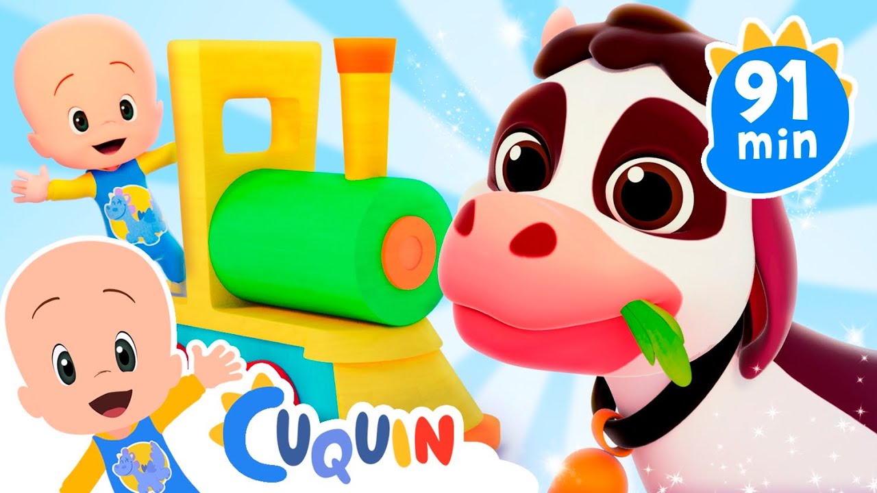 Cleo and Cuquin Indonesia 🚃 Besar dan kecil 🚂 Lagu anak-anak | Video pendidikan