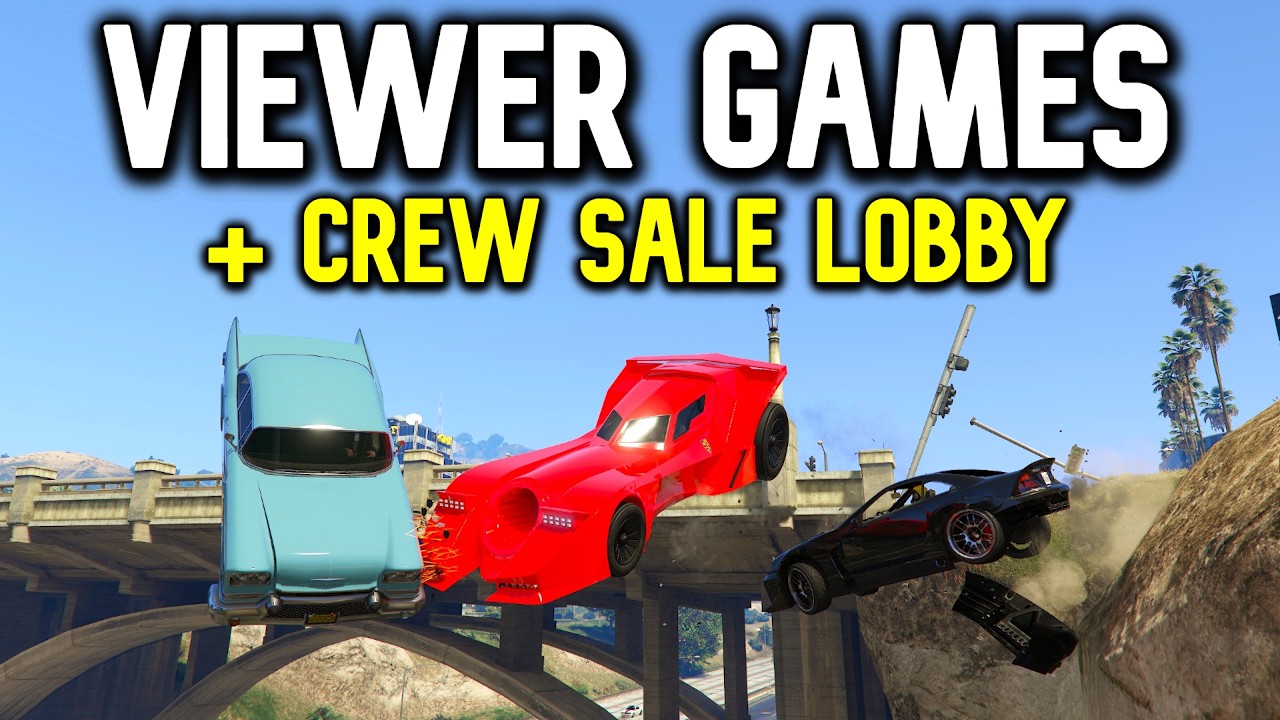 LIVE VIEWER GAMES + CREW SALE LOBBY