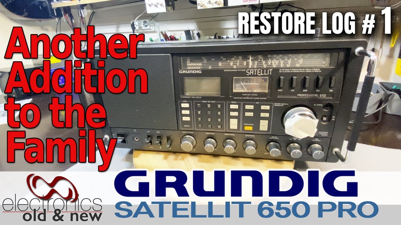 Another addition to my Satellit family. Grundig Satellit 650 Pro rest. pt. 1 #PCBWay#