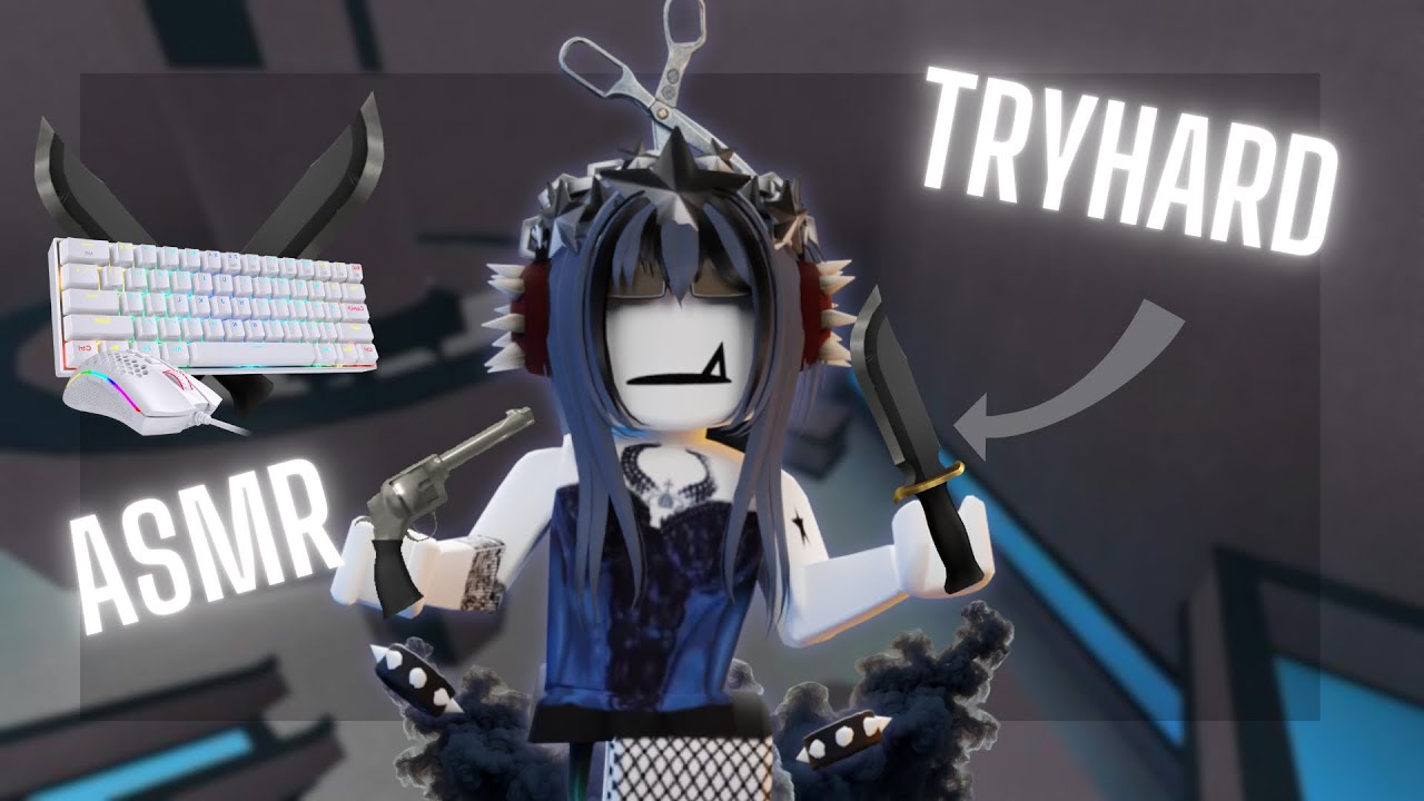MM2 MONTAGE AS A TRYHARD + KEYBOARD ASMR…