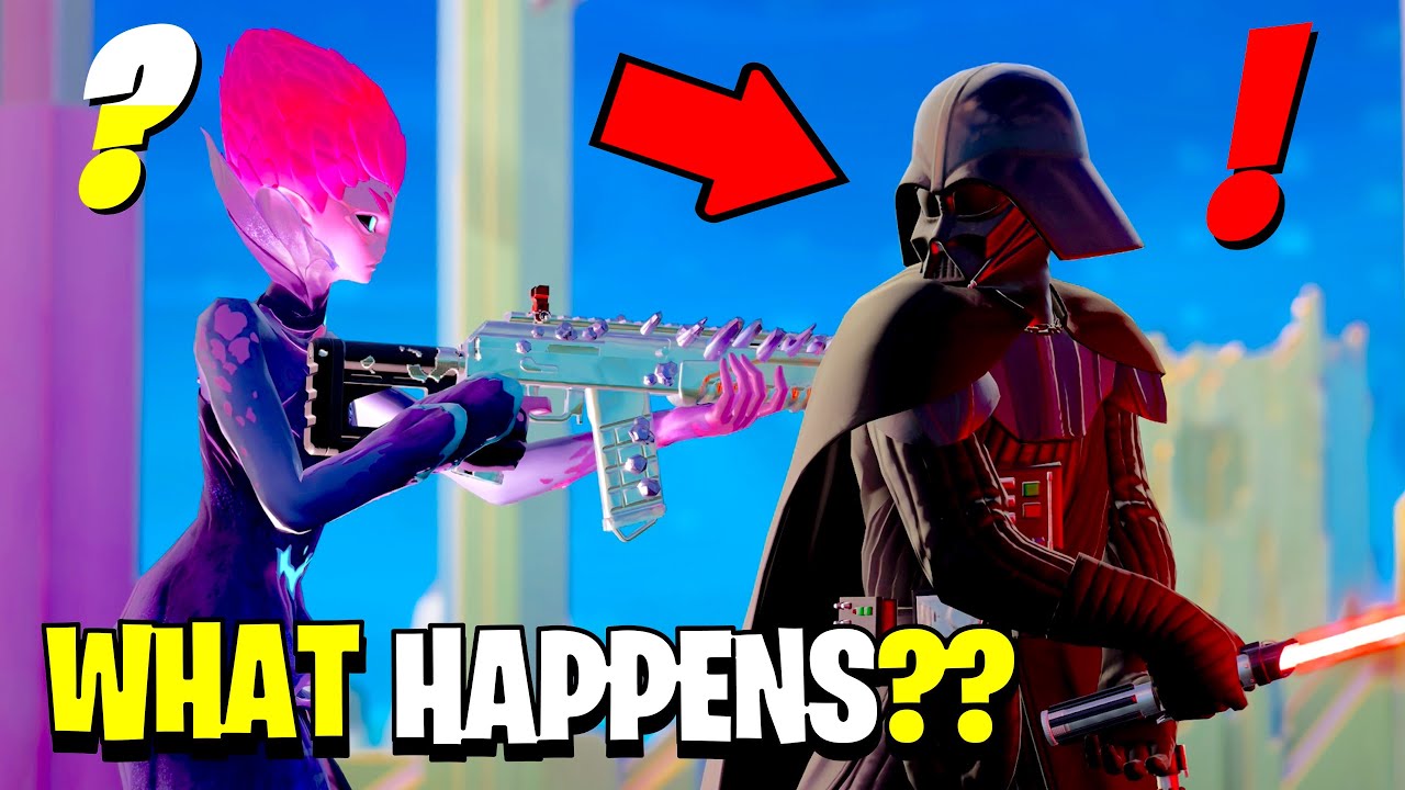 What Happens if Boss Darth Vader Meets Boss Herald Fortnite! (Season 4 Event Early!)