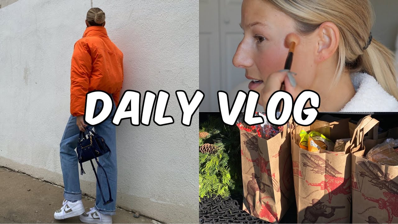 VLOG: Updated everyday makeup routine + Spend the day with me prepping for Thanksgiving