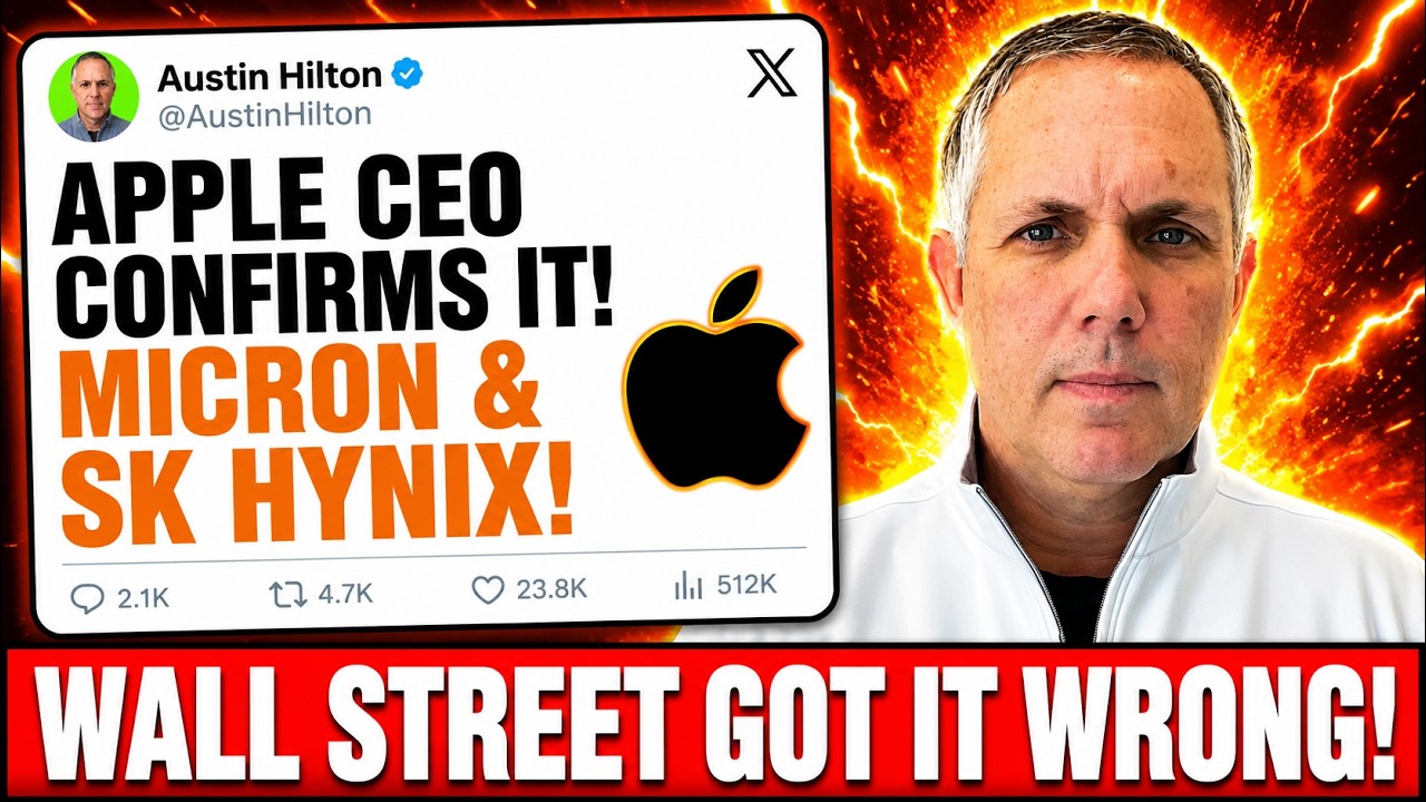 APPLE CEO CONFIRMS MICRON & SK HYNIX MASSIVE OPPORTUNITY!