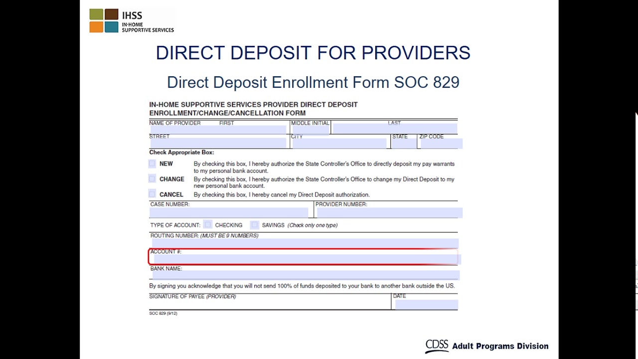 Lesson 2 Direct Deposit