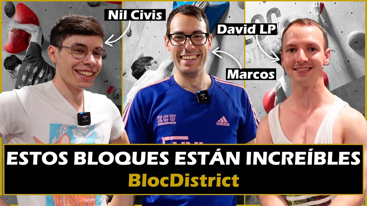 Escalamos HASTA REVENTAR en el BlocDistrict de Barcelona | ft. Marcos & Nil