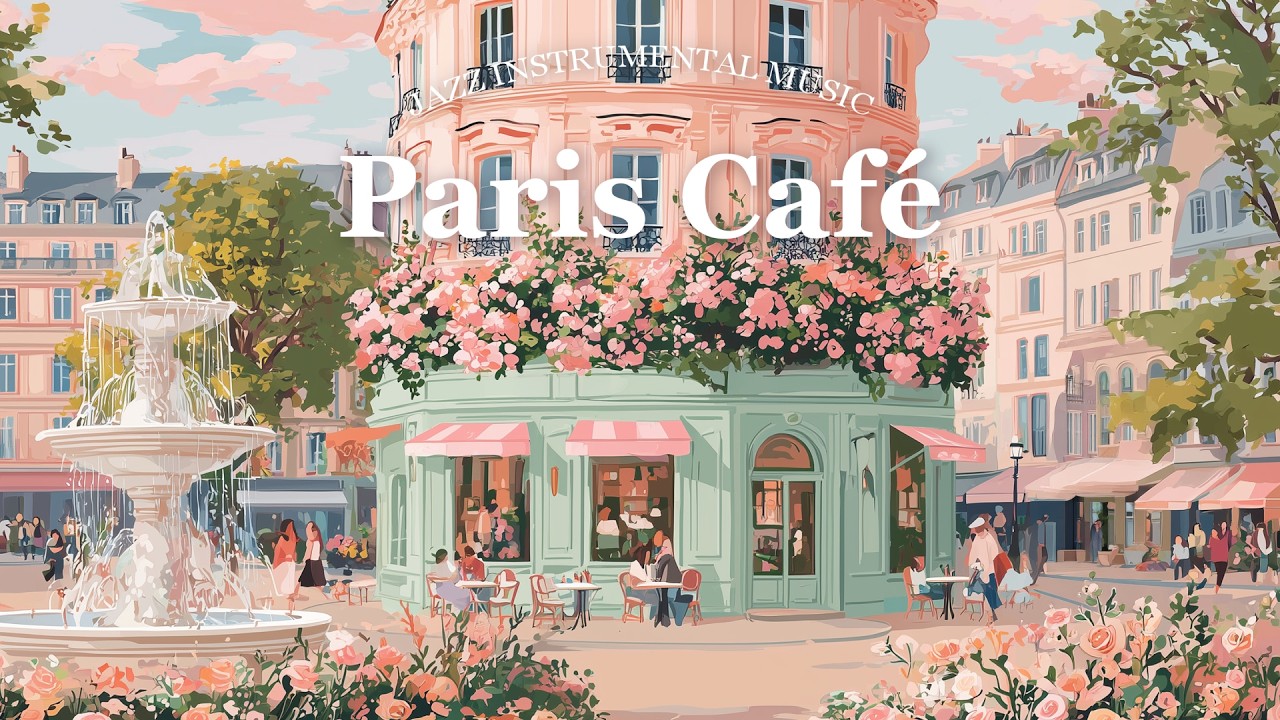 A Blooming Day Paris 🌸 French Instrumental Music Playlist | Study, Work, Relax