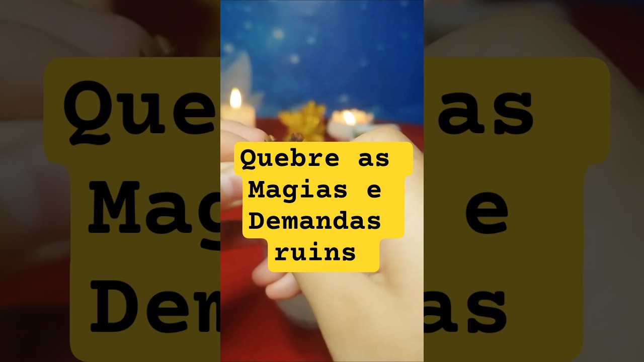 Magia para quebrar demanda , magia ruim #espiritual #amor #poder