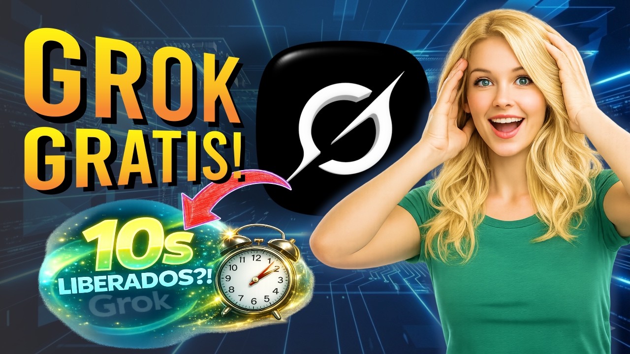 Grok Liberou 10 SEGUNDOS de Vídeo (Funciona de Graça!)