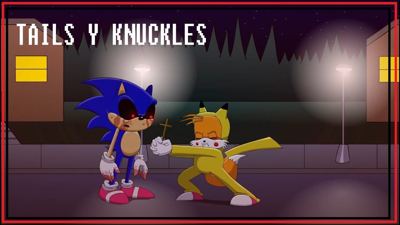 Тейлз и Наклз воссоединяются с Sonic.exe (анимация)