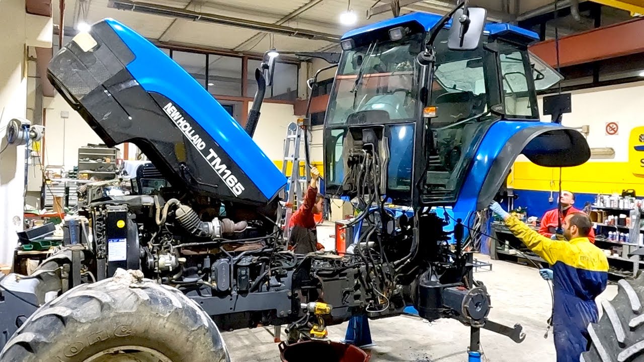 ПОЛНЫЙ КАПИТАЛЬНЫЙ РЕМОНТ КОРОБКИ ПЕРЕДАЧ TM165 NEW HOLLAND
