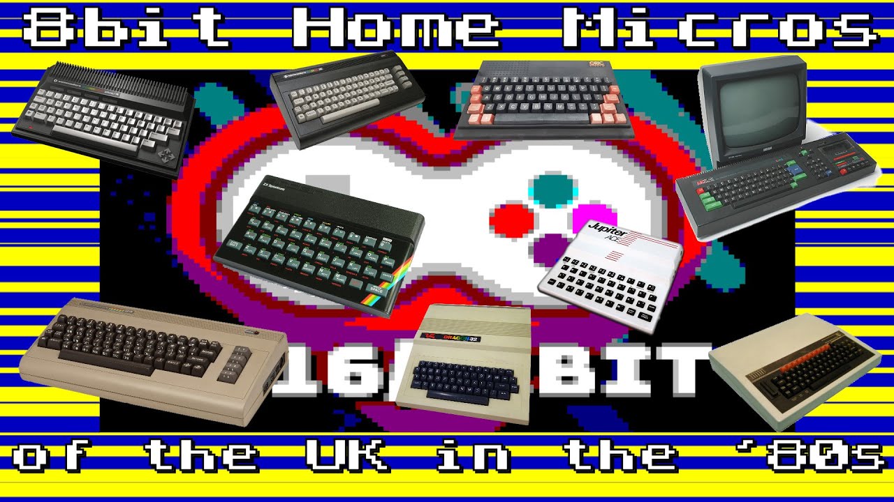 The 8bit Home Computers of the UK in the 1980s