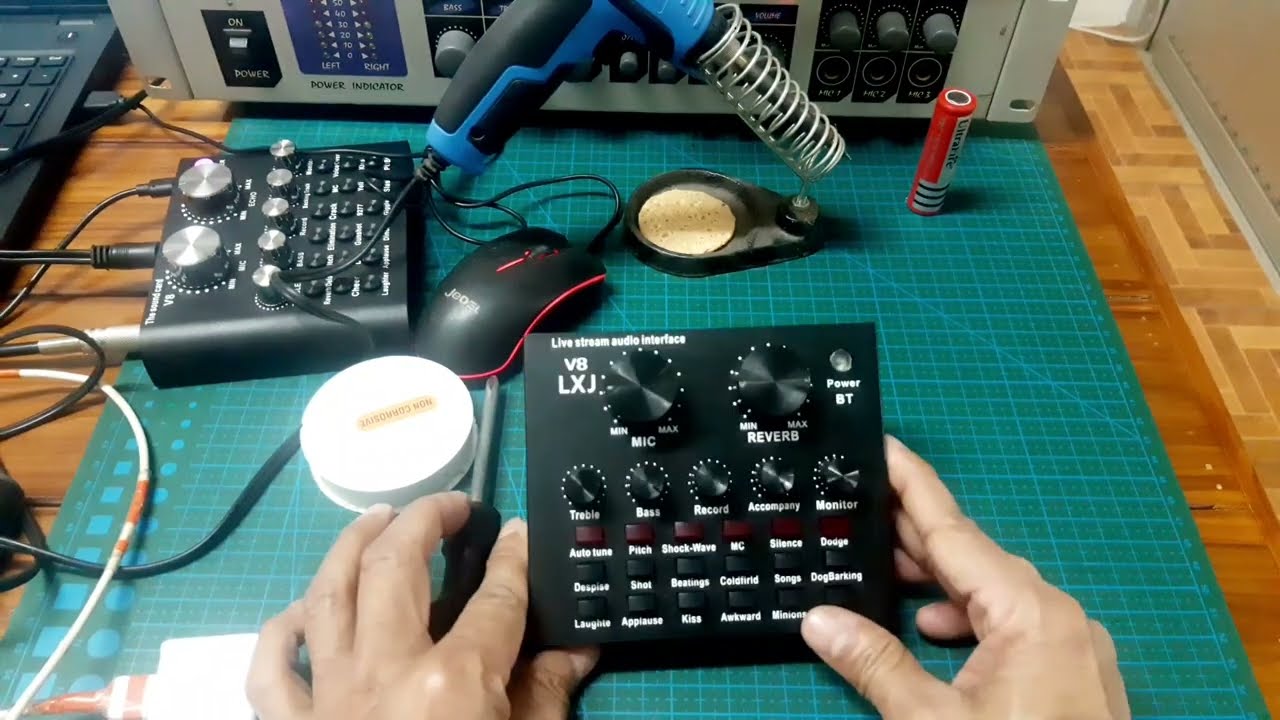มินิเอฟเฟคไมค์ v8 live sound card เปิดไม่ติด วิธีแก้ไขเบื้องต้น สั่งซื้อ โทร.094 0544 696
