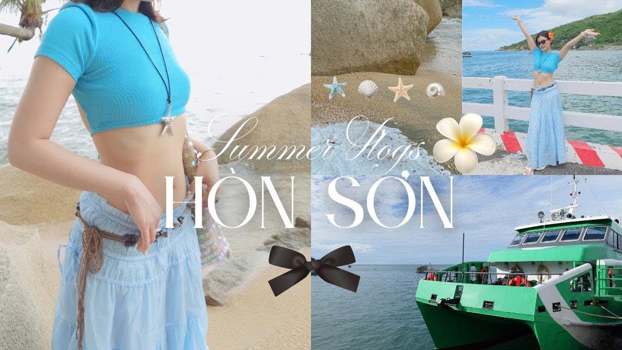 H&Ograve;N SƠN VLOG: Đi biển m&ugrave;a mưa, thăm địa điểm hot, ăn g&agrave; n&uacute;i hấp v&agrave; thư gi&atilde;n c&ugrave;ng b&acirc;y m&egrave;o con