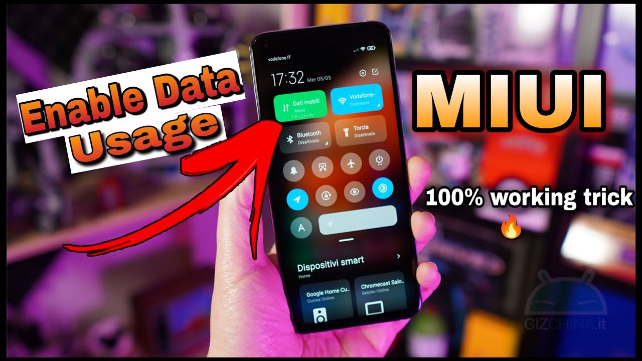 data usage not showing in miui 12 control center|| #miui12  #control #center  #data #usage #showing