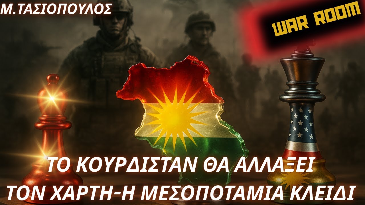 Μενέλαος Τασιόπουλος: #7- Το Κουρδιστάν θα αλλάξει τα δεδομένα- Η Μεσοποταμία κλειδί στον νέο χάρτη
