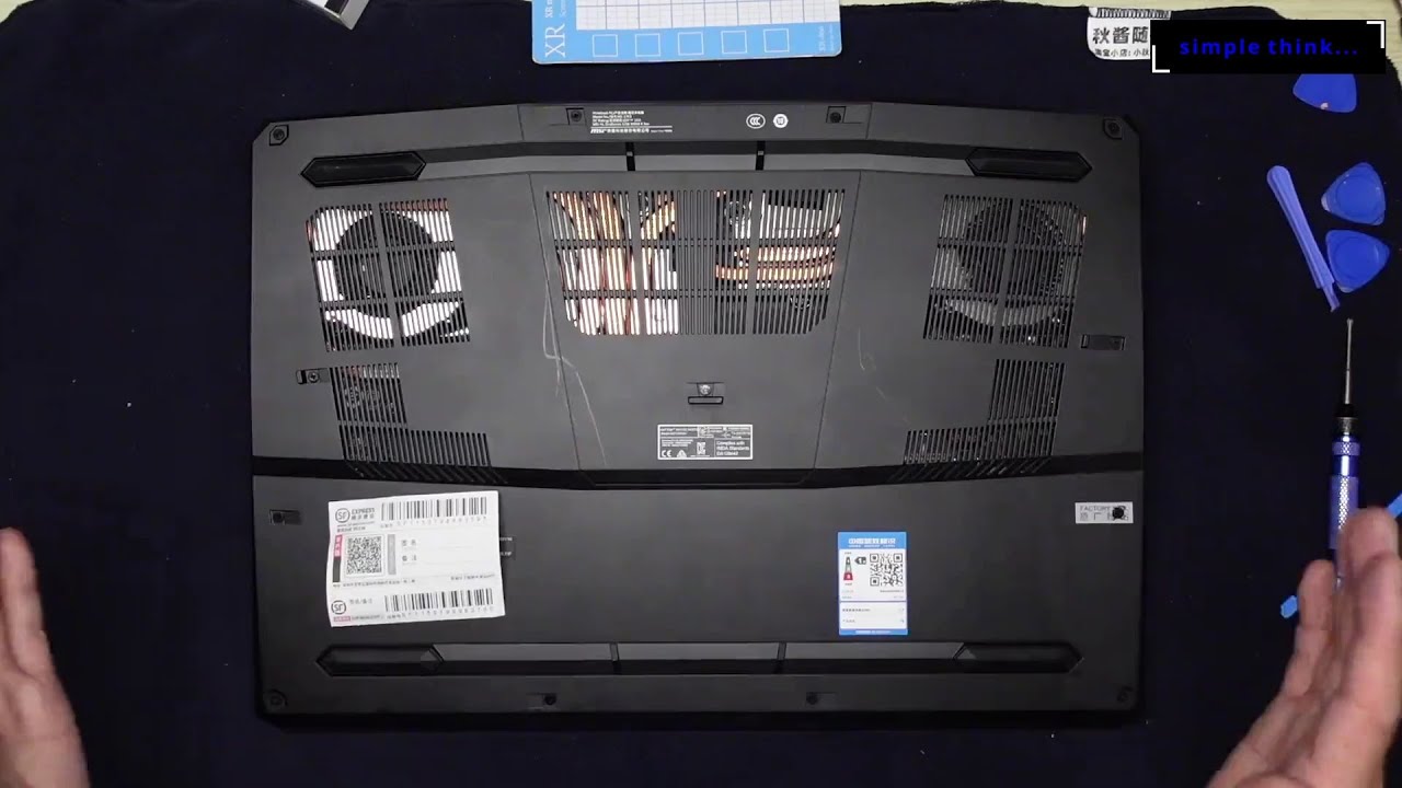 Disassembly MSI GP76 GP66 2022