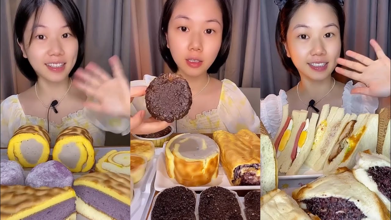 [ASMR] Dessert Mukbang Eating Creamy Cake | Mukbang Eating Show💗🍰🧁