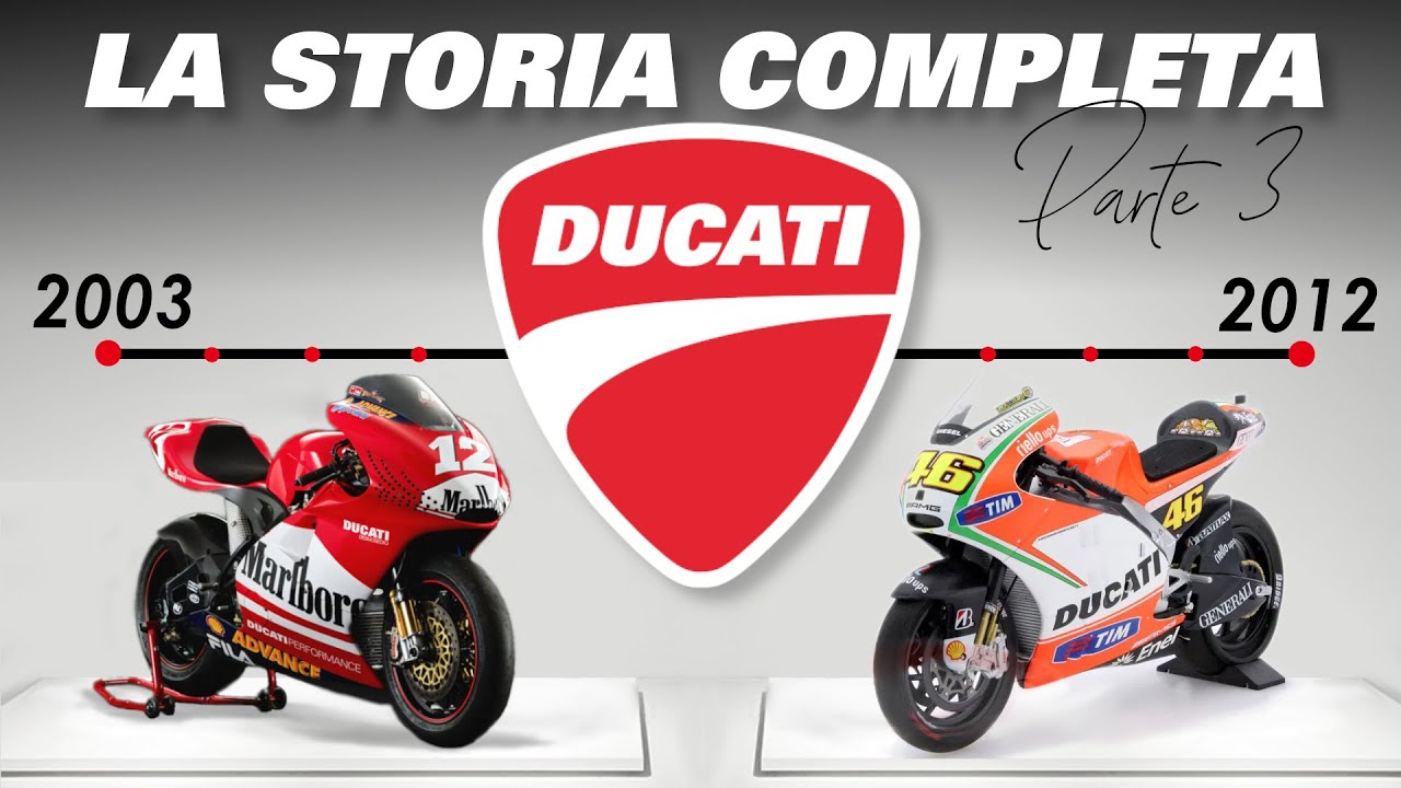 🏍️ La STORIA della DUCATI (Parte 3): L'era MOTOGP e gli anni duri con Valentino ROSSI (2003 - 2012)