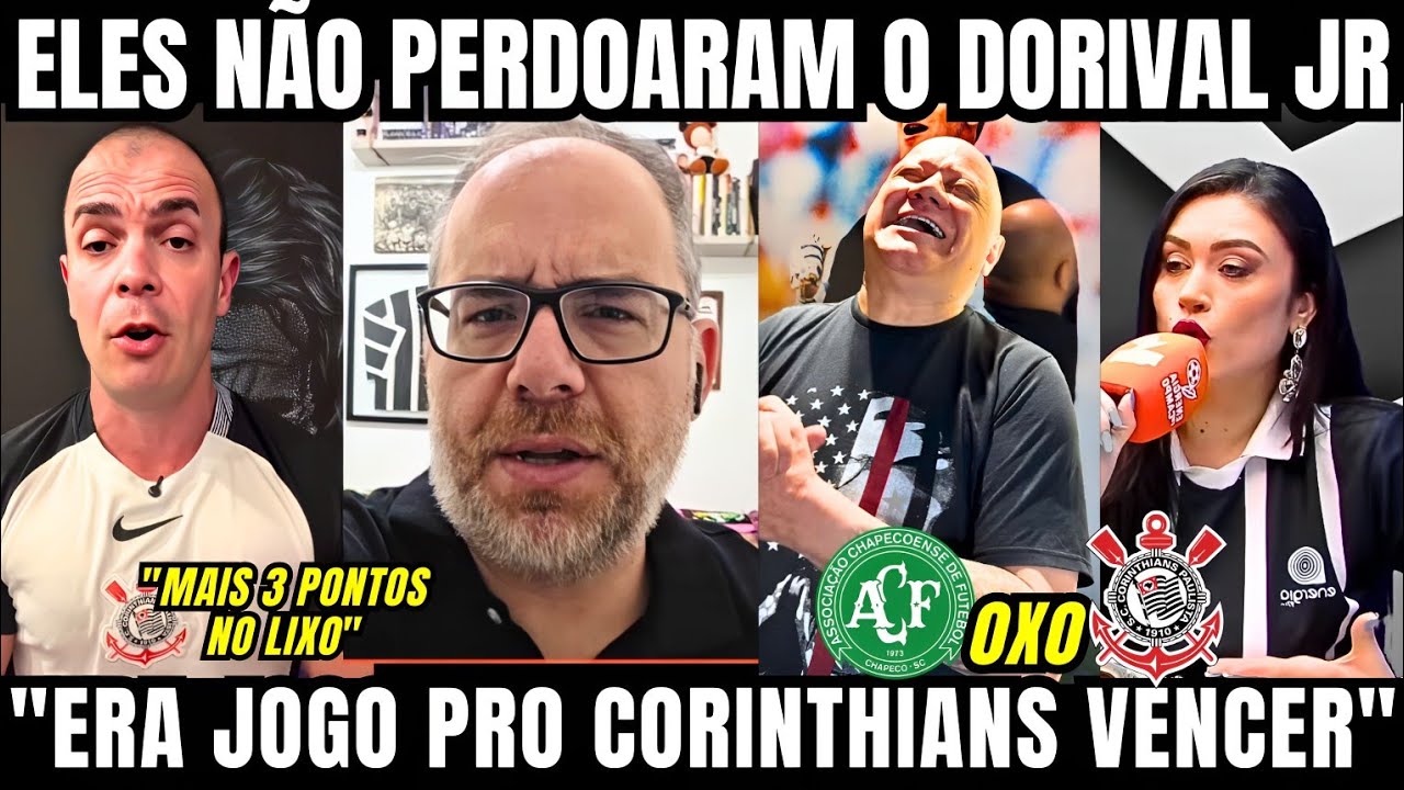 VESSONI E MANO DETONARAM POSTURA DO CORINTHIANS E NÃO POUPARAM NINGUÉM APÓS EMPATE DO TIMÃO 