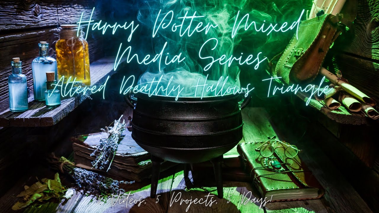 Harry Potter Altered 3D Triangle w/ Hogwarts and The Deathly Hallows feat. Zuri Designs Inc Molds