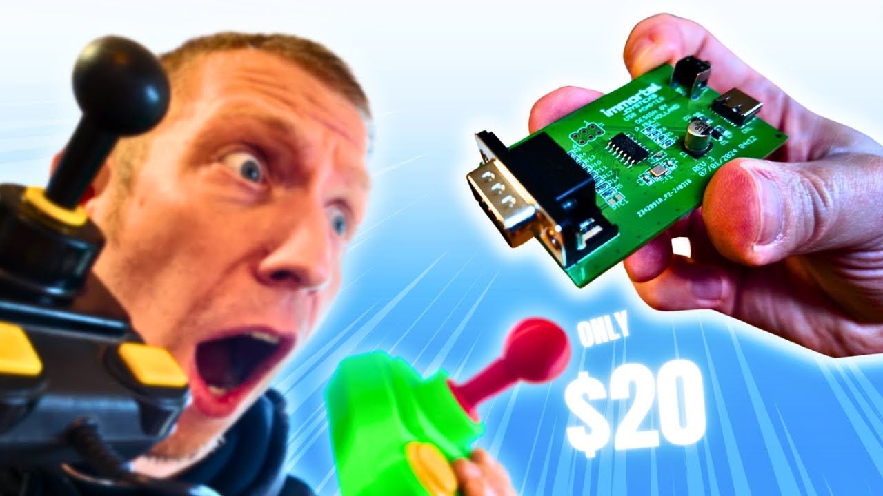 Используйте настоящий джойстик Amiga на вашем A500 Mini или ПК [Обзор USB-адаптера Immortal Joyst...